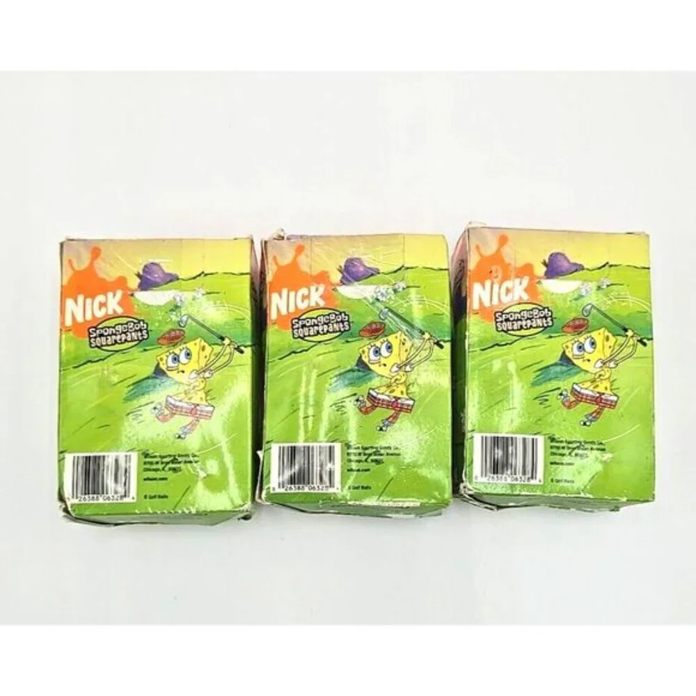 Nickelodeon SpongeBob Squarepants Wilson Golf Balls 6